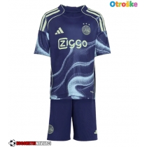 Otroške Nogometnih dresov Ajax Gostujoči 2025-26 Kratki rokavi (+ hlače)